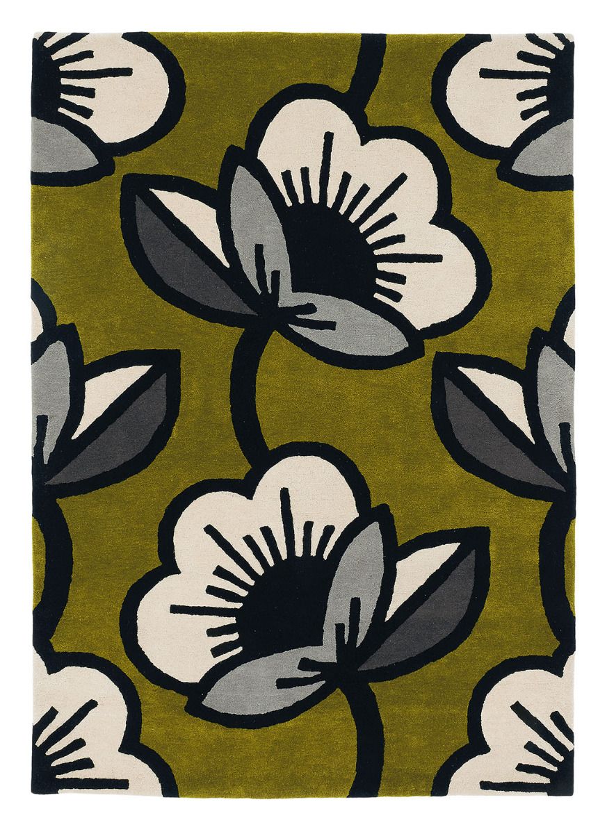 Passion Flower Olive 059607 Rug | Size: 250 x 350 cm