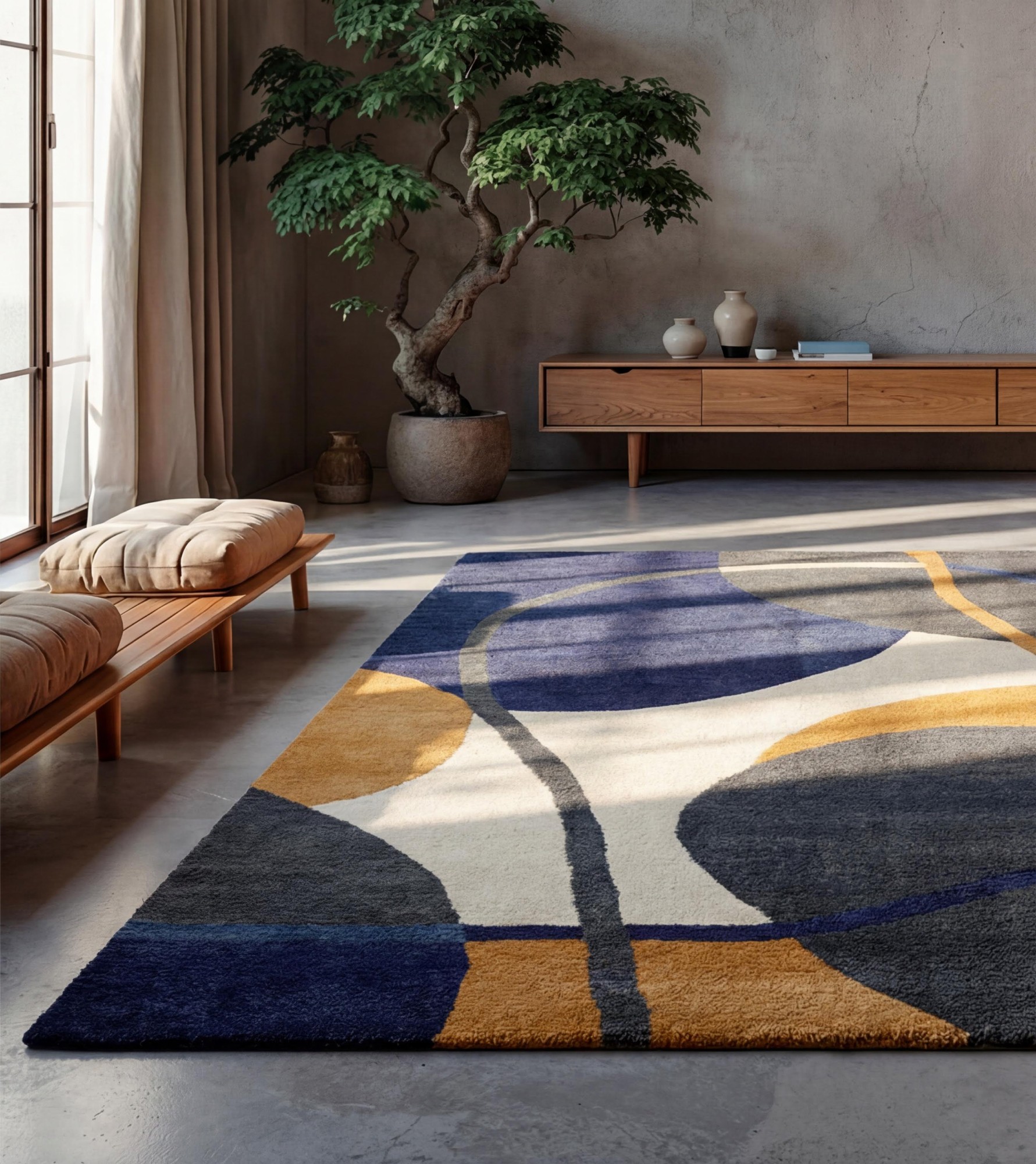 Celestial Discs Luxury Rug