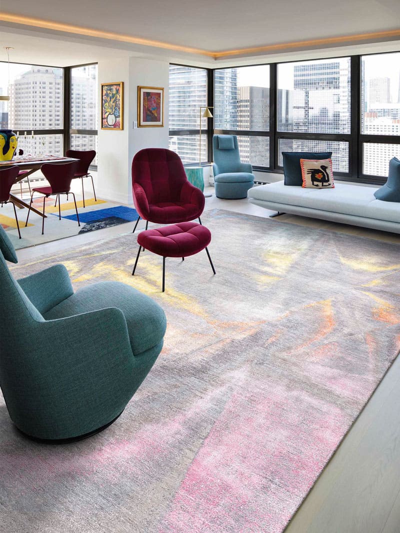 Pastel Sun Handwoven Luxury Rug | Size: 250 x 300 cm
