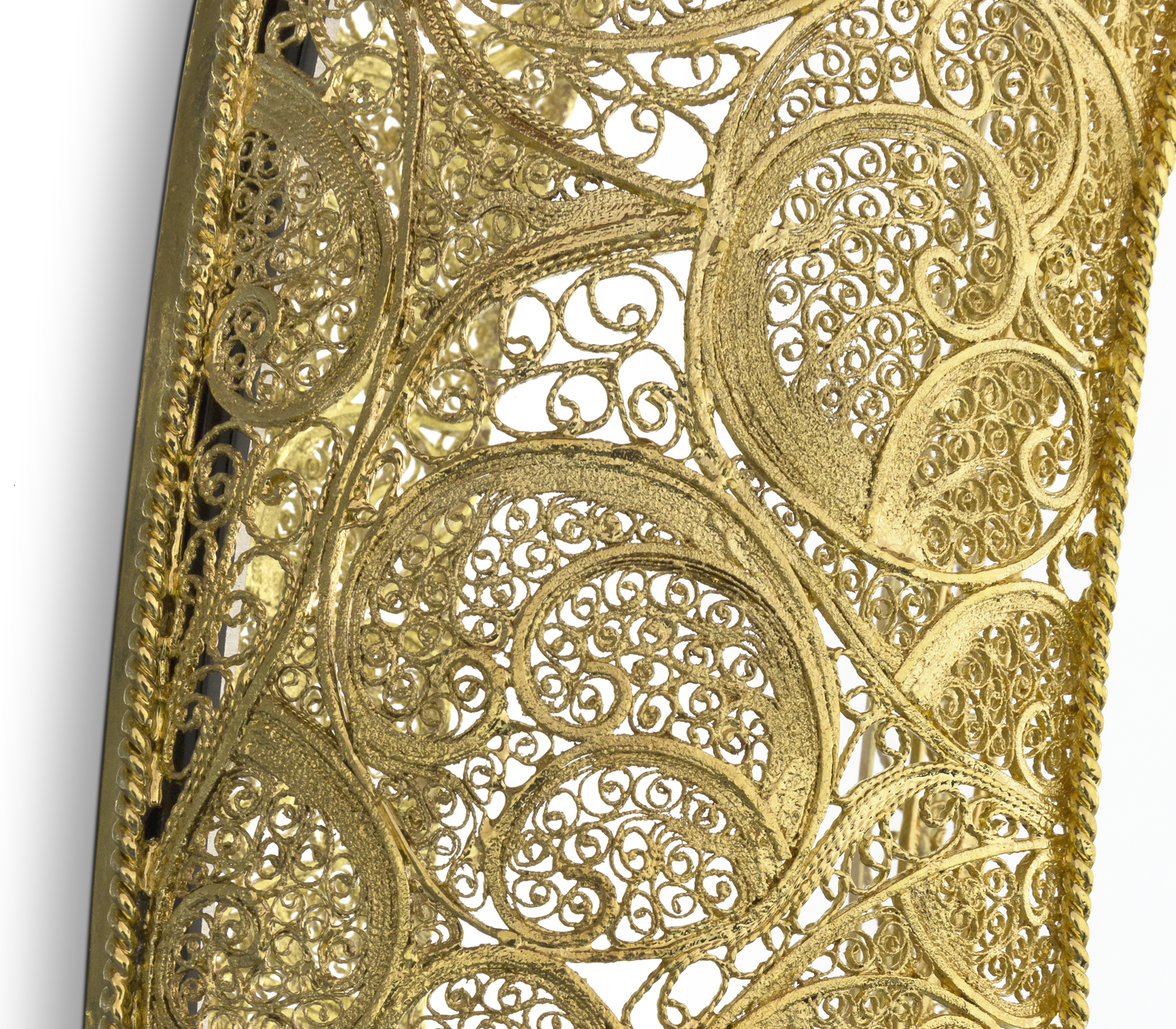 Crown Filigree Designer Mirror