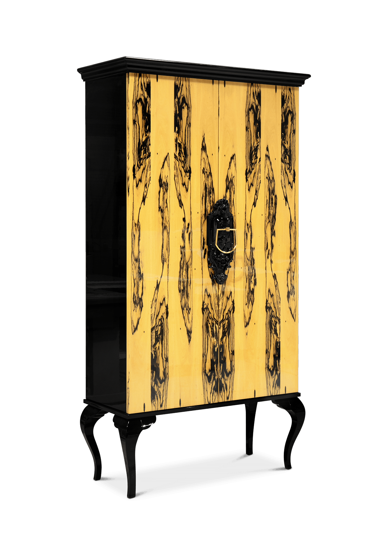 Louvre Ebony Royal Designer Cabinet