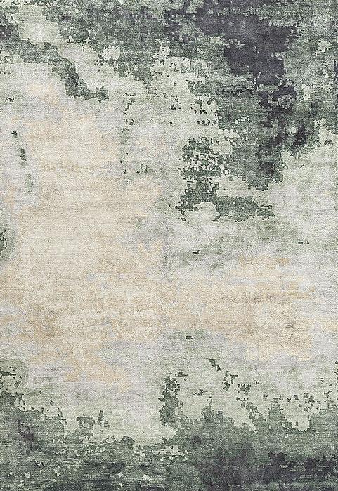 Abstract Luxury Bamboo Silk Rug