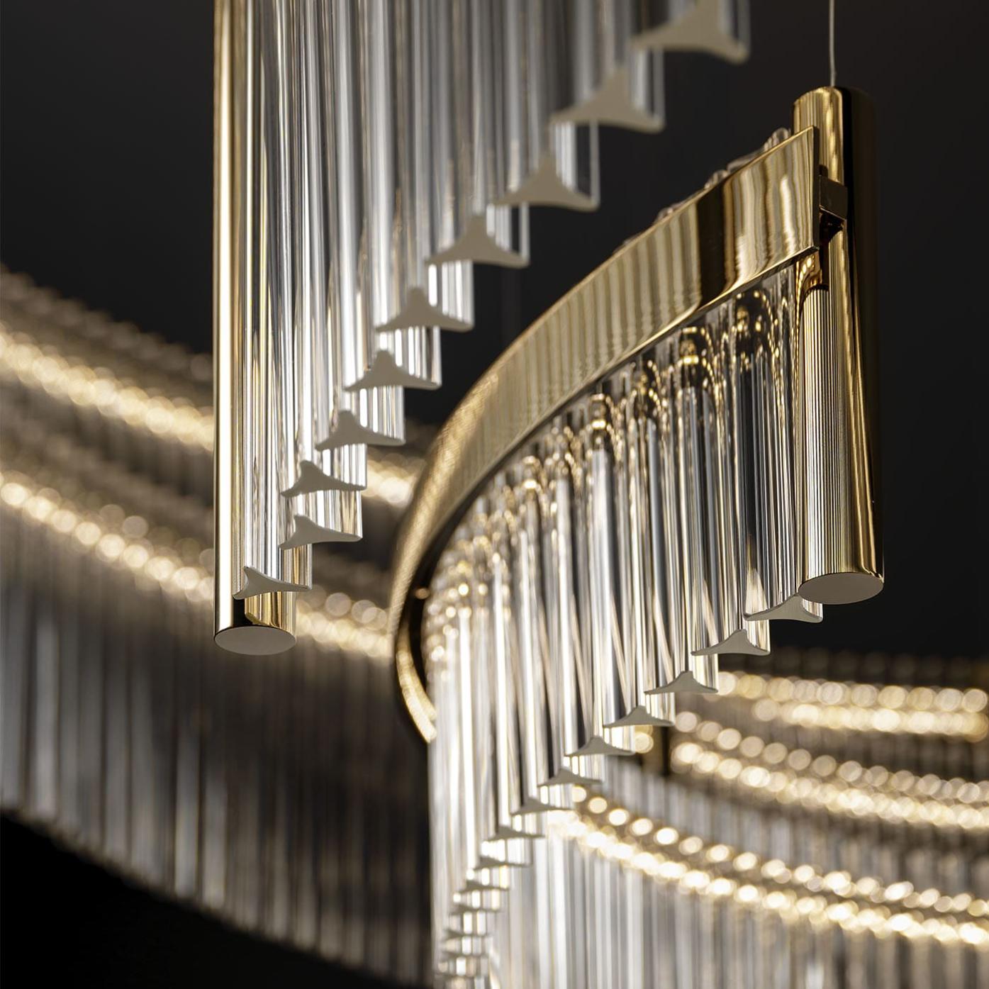 Murano Glass Prism Chandelier