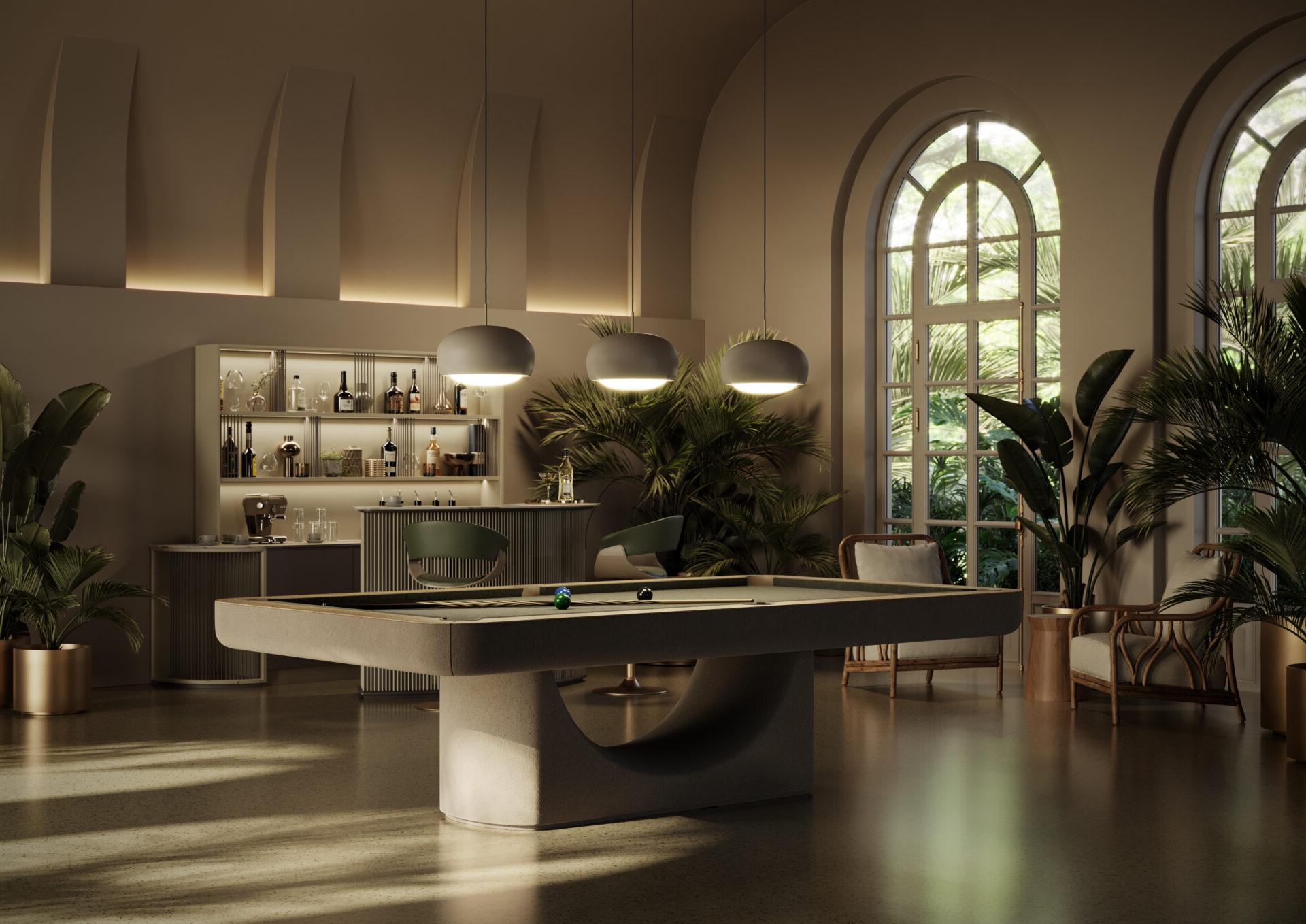 Mono Signature Pool Table