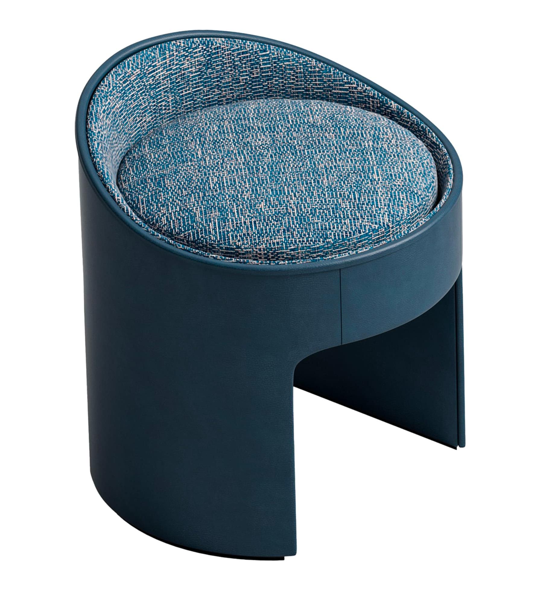 Zoe Premium Leather Pouf
