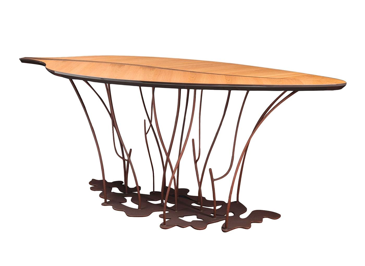 Foglia Fenice Handcrafted Console