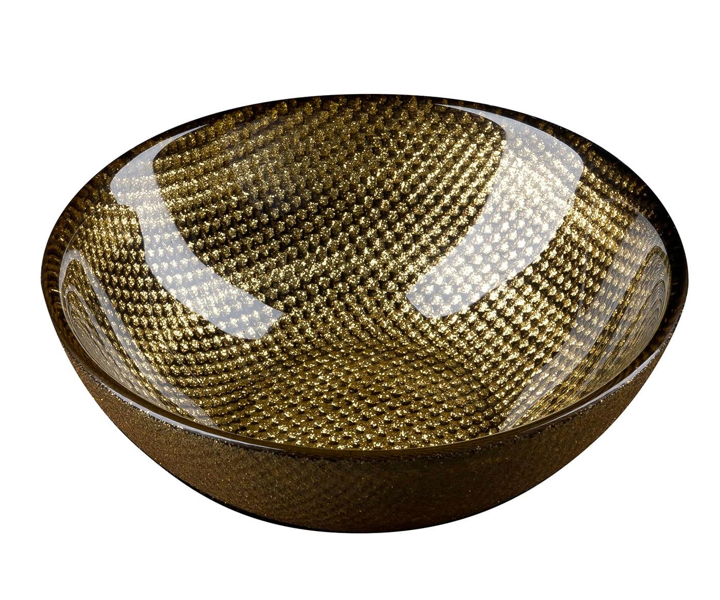 Black and Gold Classic Decorative Bowl