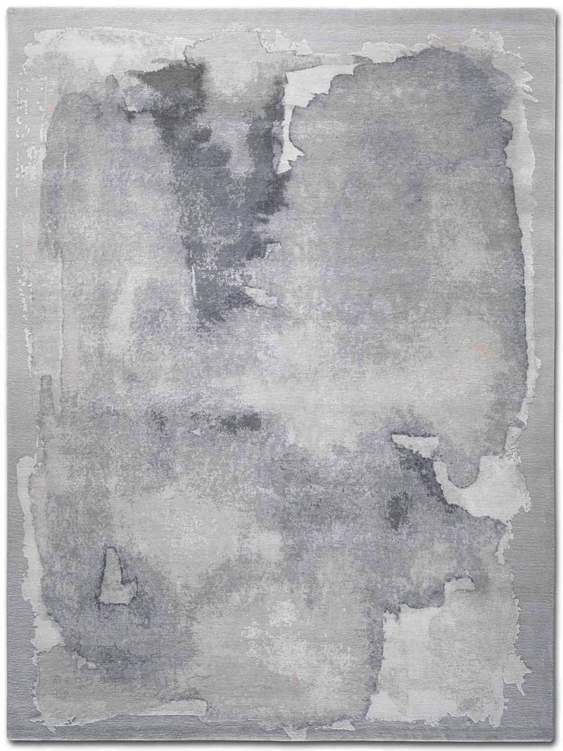 Mono Grey Luxury Hand-Woven Rug