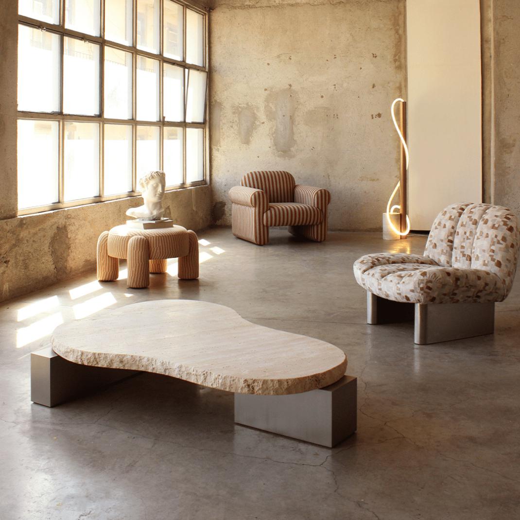 On The Rocks Wooden Coffee Table - 3