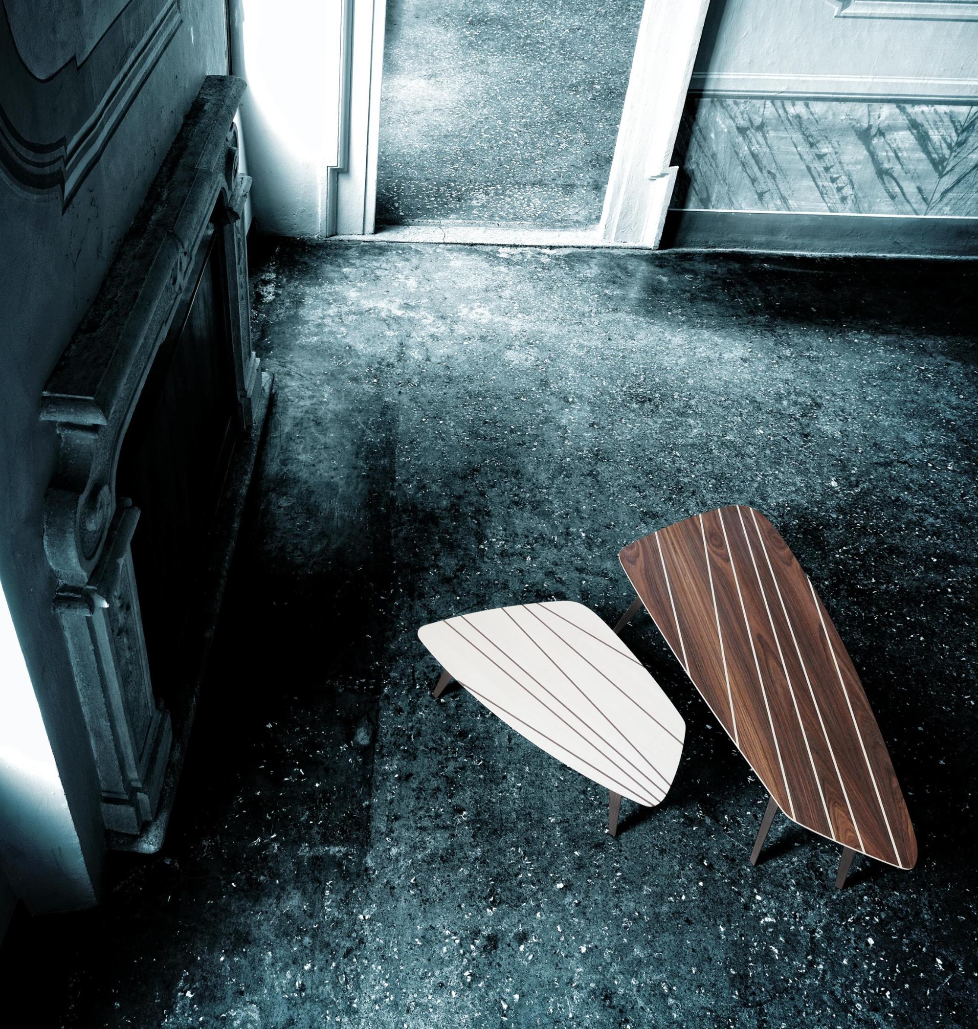 Gene Natural Wood Artisan Coffee Table