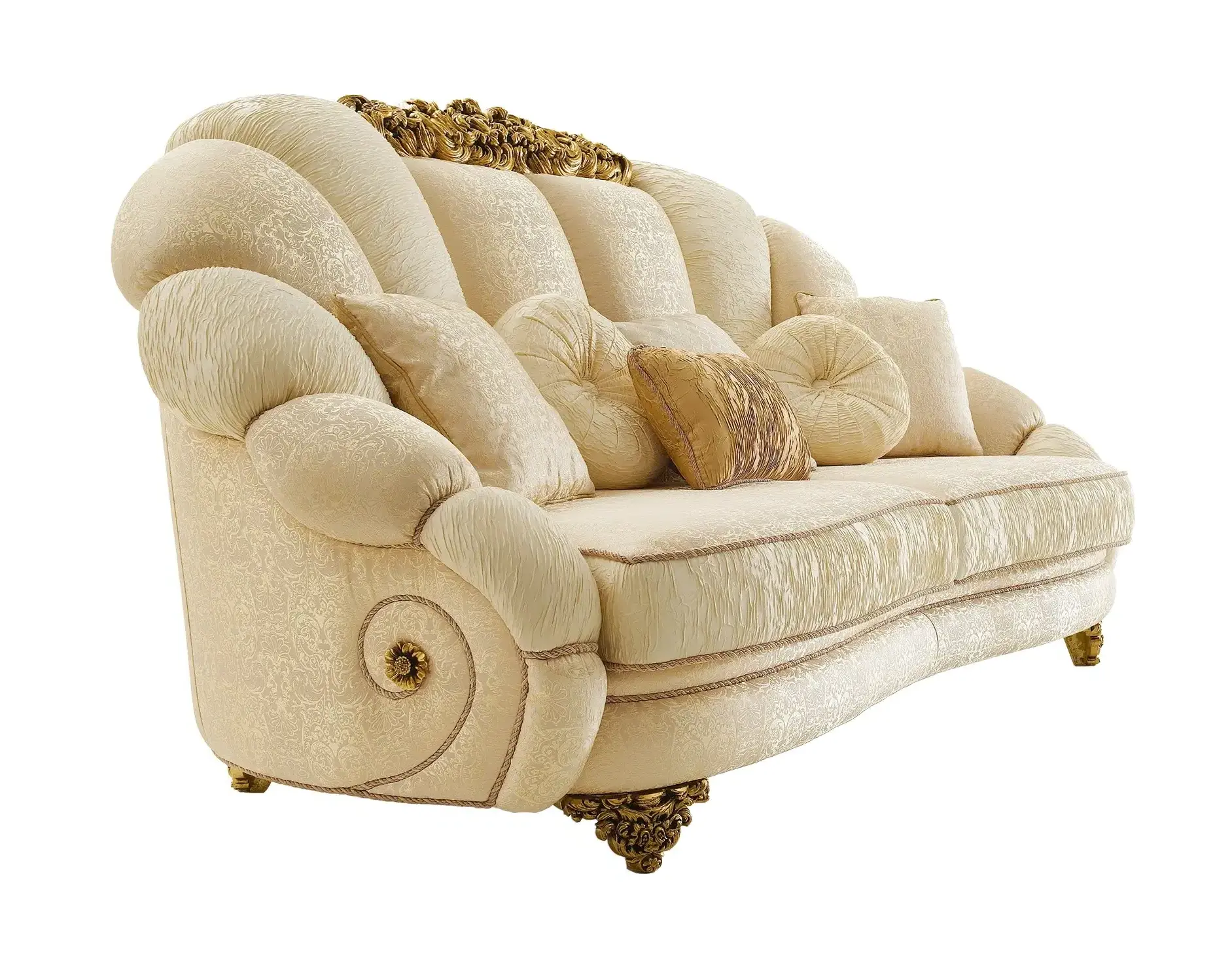 Royal Italian Upholstered Sofa | Configuration: 3-Seat