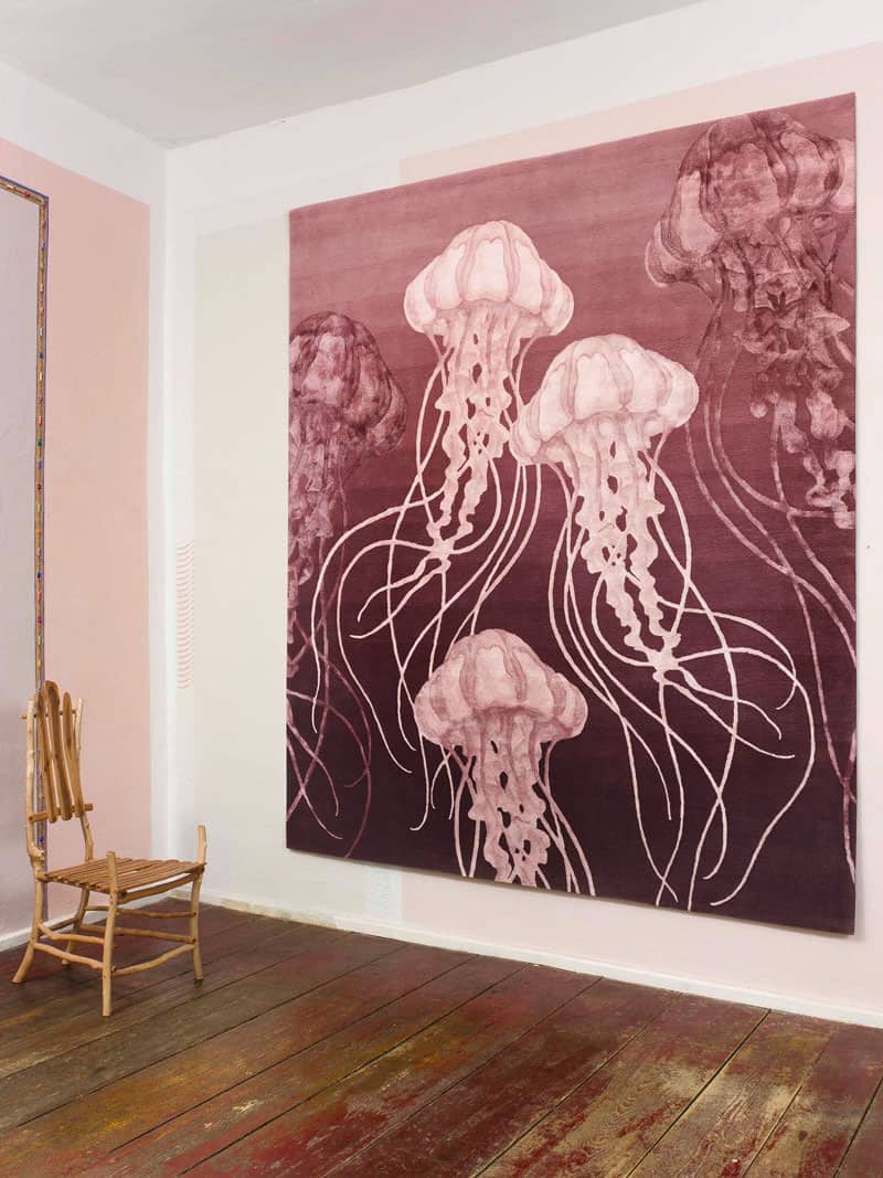 Jellyfish Handmade Luxury Rug