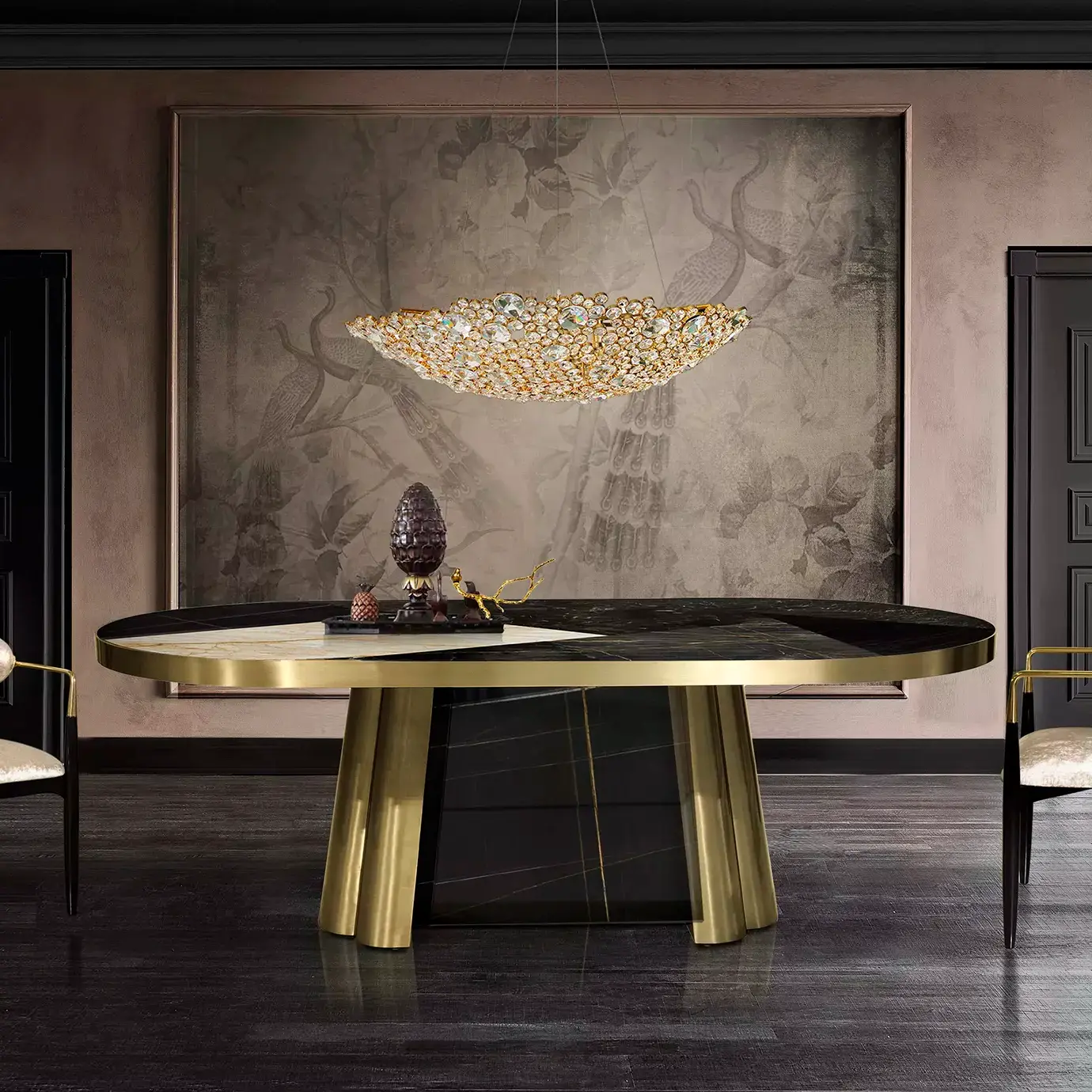 Eternelle Demi-Lune Luxe Chandelier