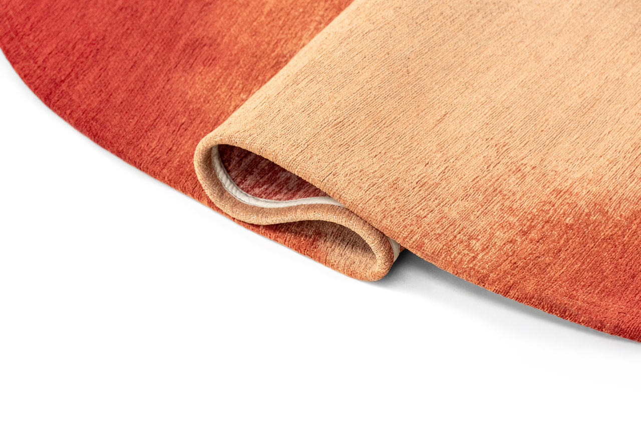 Rust Premium Flatwoven Rug