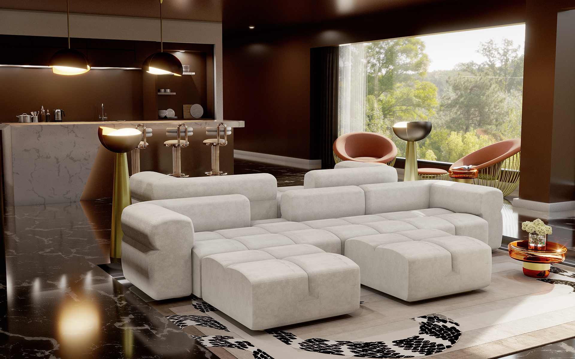 Mirage Hanging Suspension Lamp - 11