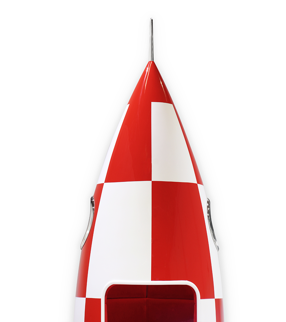 Starlight Red Rocket Ship