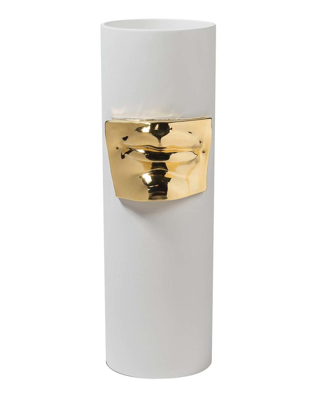 David Mouth Gold Italian Vase