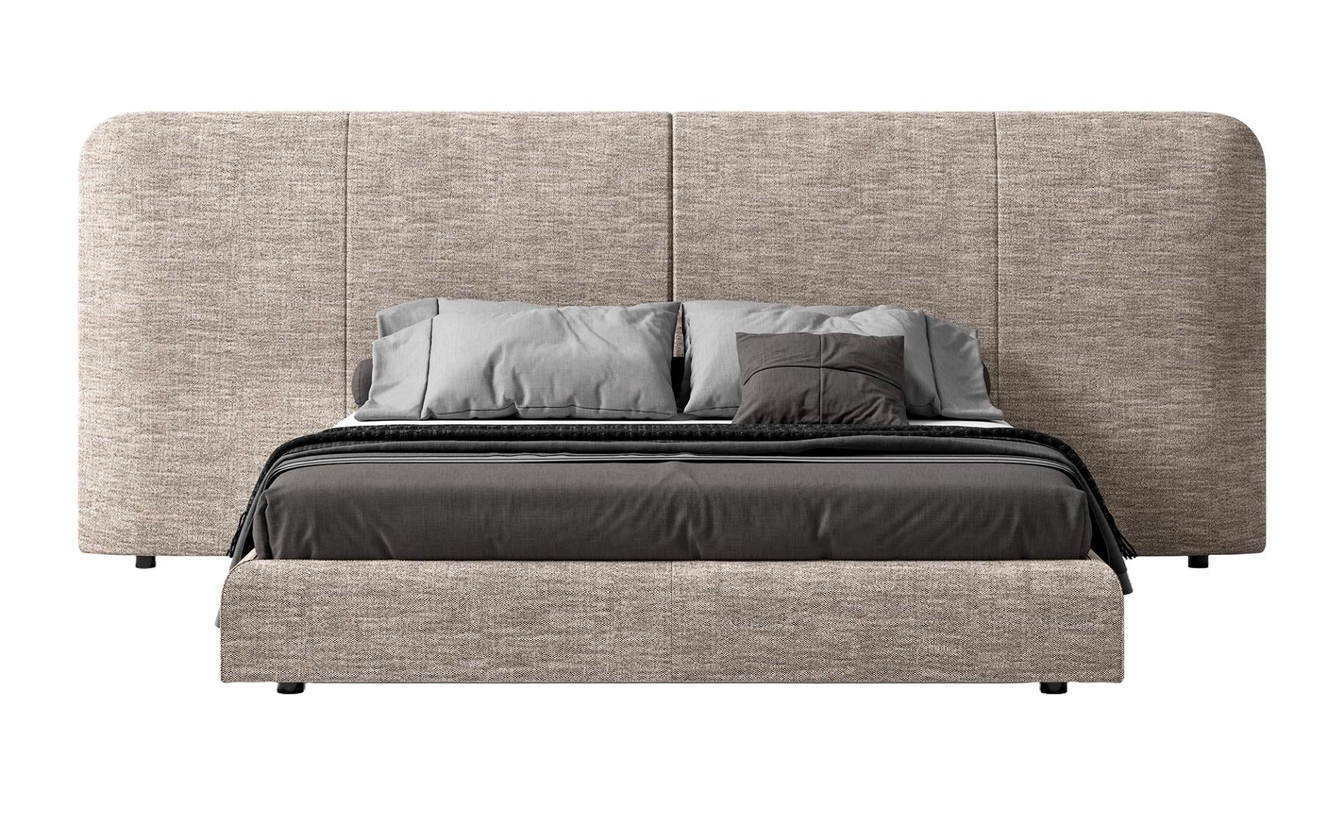 Italian Bed with High Headboard | Mattress Size: 180 x 200 cm