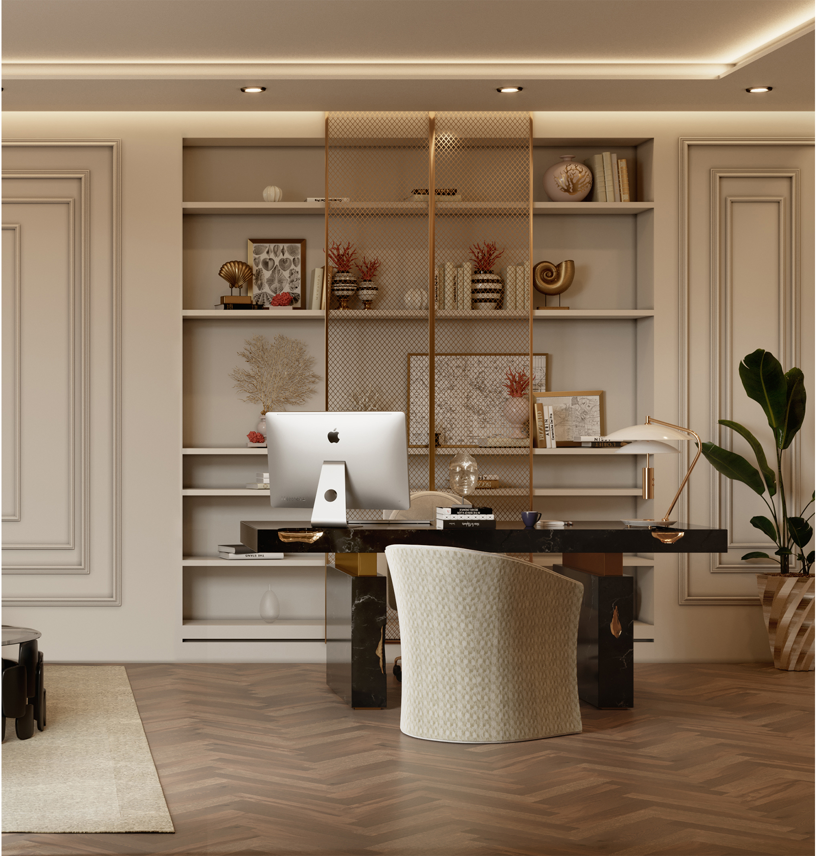Emperador Luxe Desk