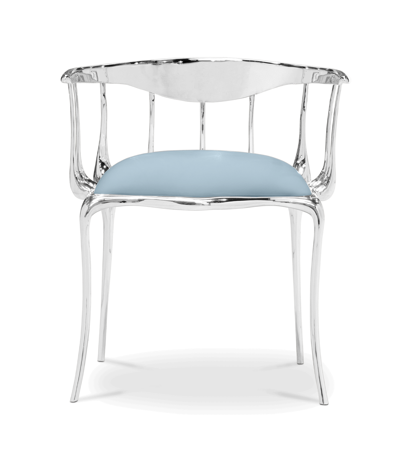 Silver Designer Luxe Chair