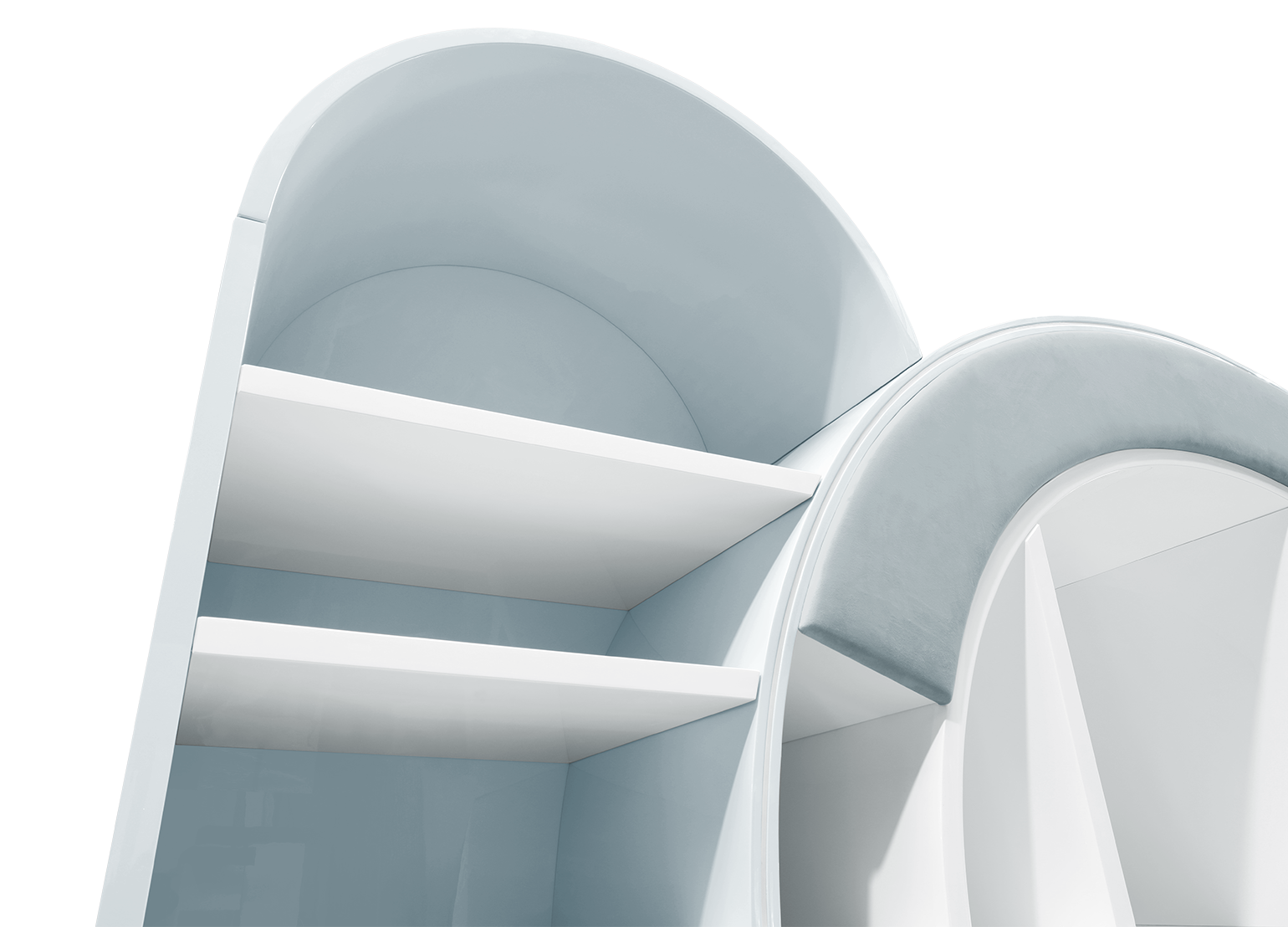 Bubble Gum Blue Bookcase