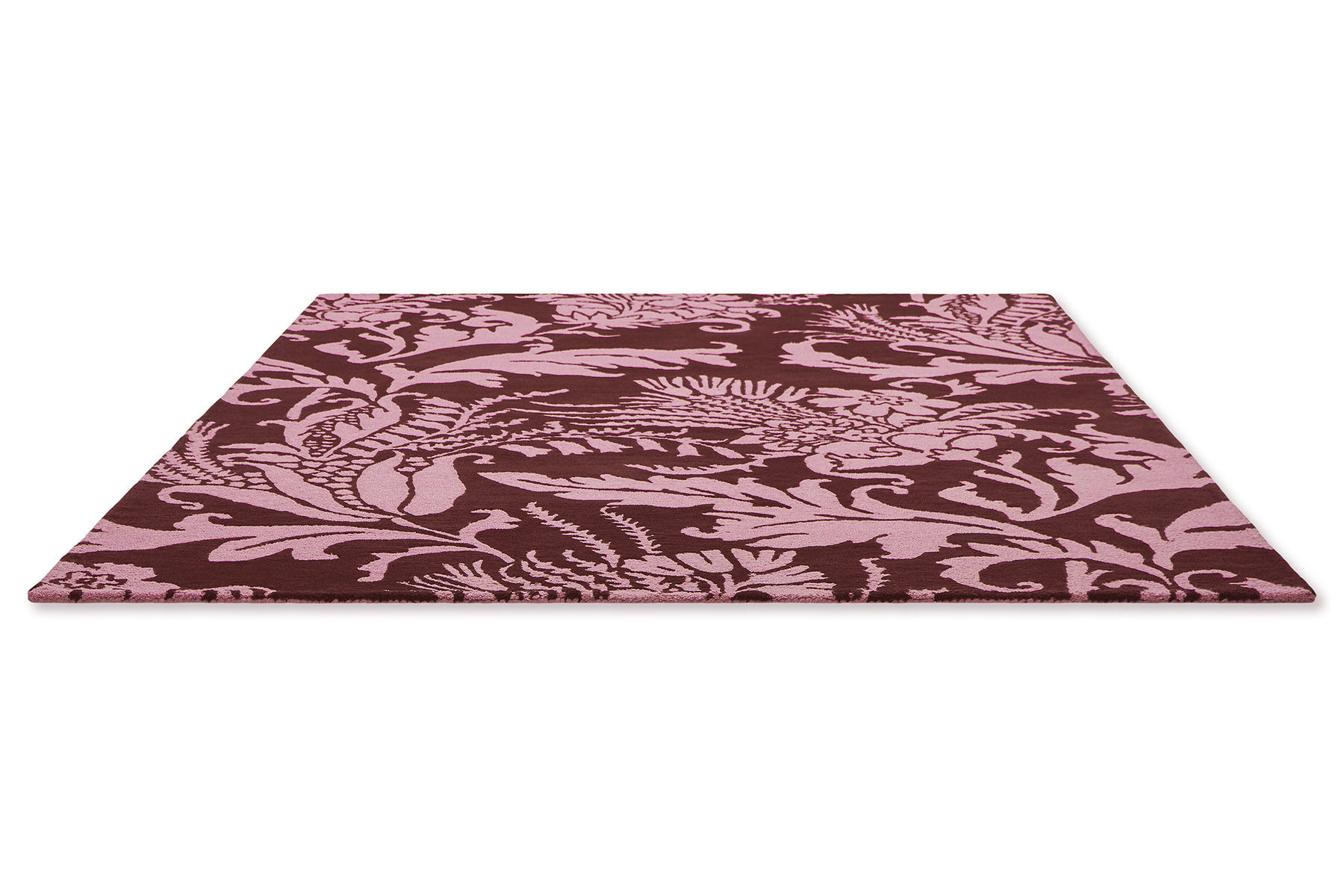 Baroque Pink Designer Rug | Size: 140 x 200 cm