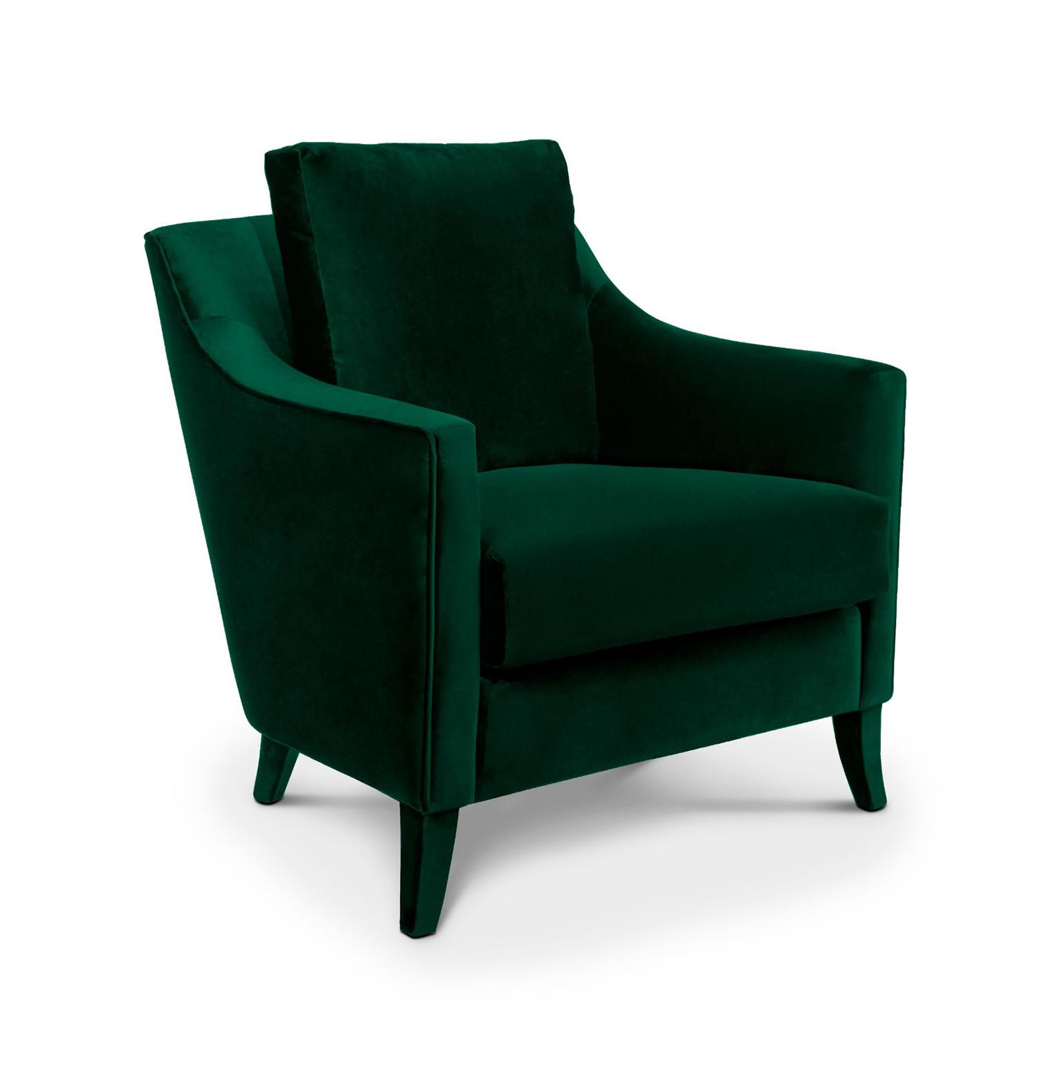 Plush Velvet Royal Armchair