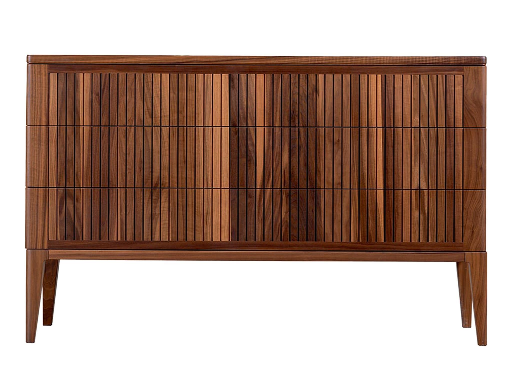 Eleva Brown Modern Chest of Drawers