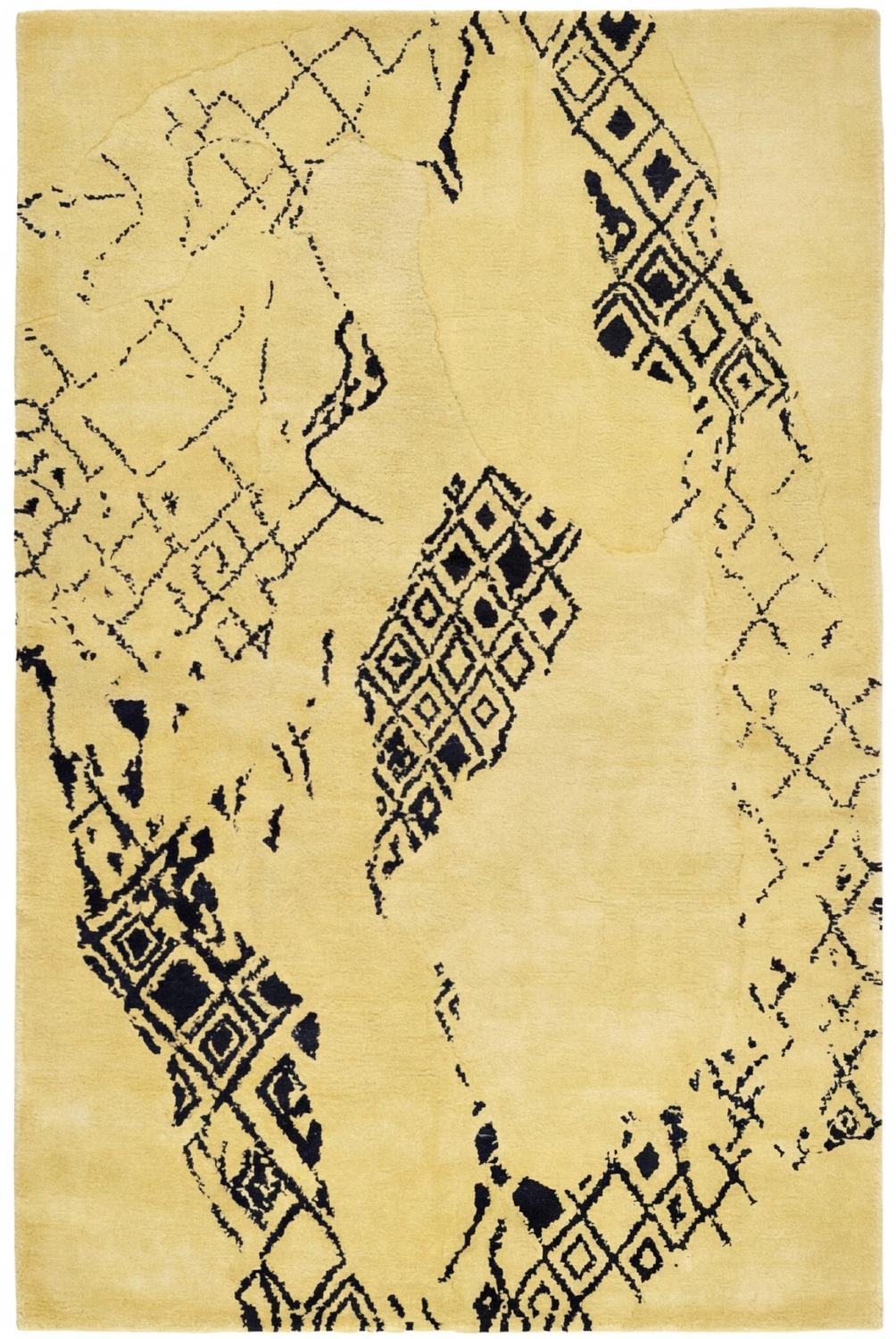 Golden Symbolica Designer Rug