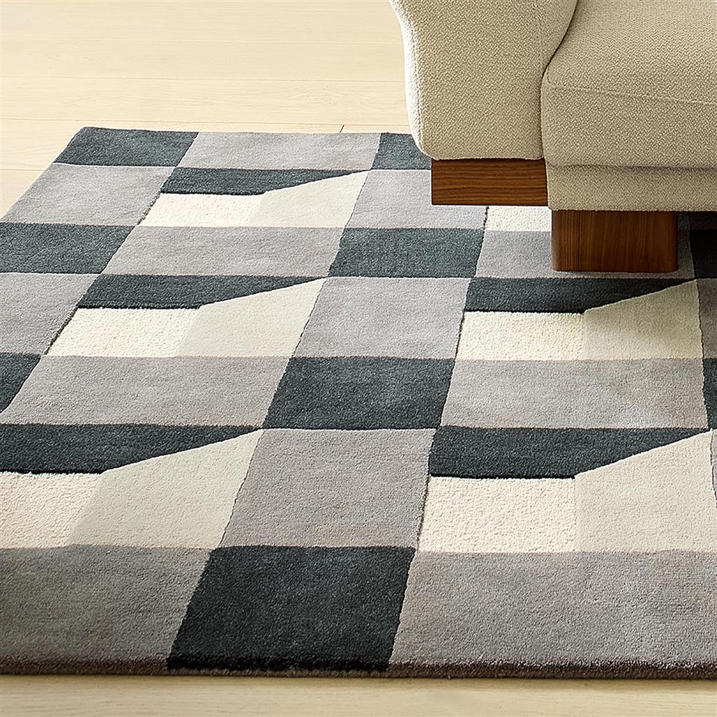 Squares Slate Rug | Size: 250 x 350 cm