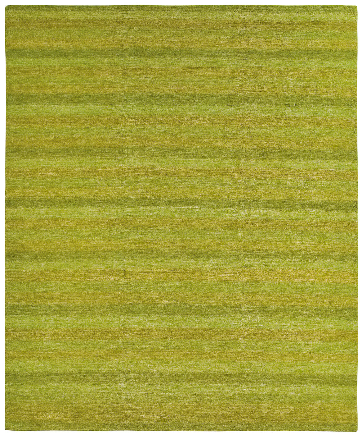 Olive Green Striped Hand-woven Luxury Rug ☞ Size: 200 x 300 cm