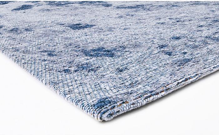 Deco Abstract Blue Flat-woven Rug