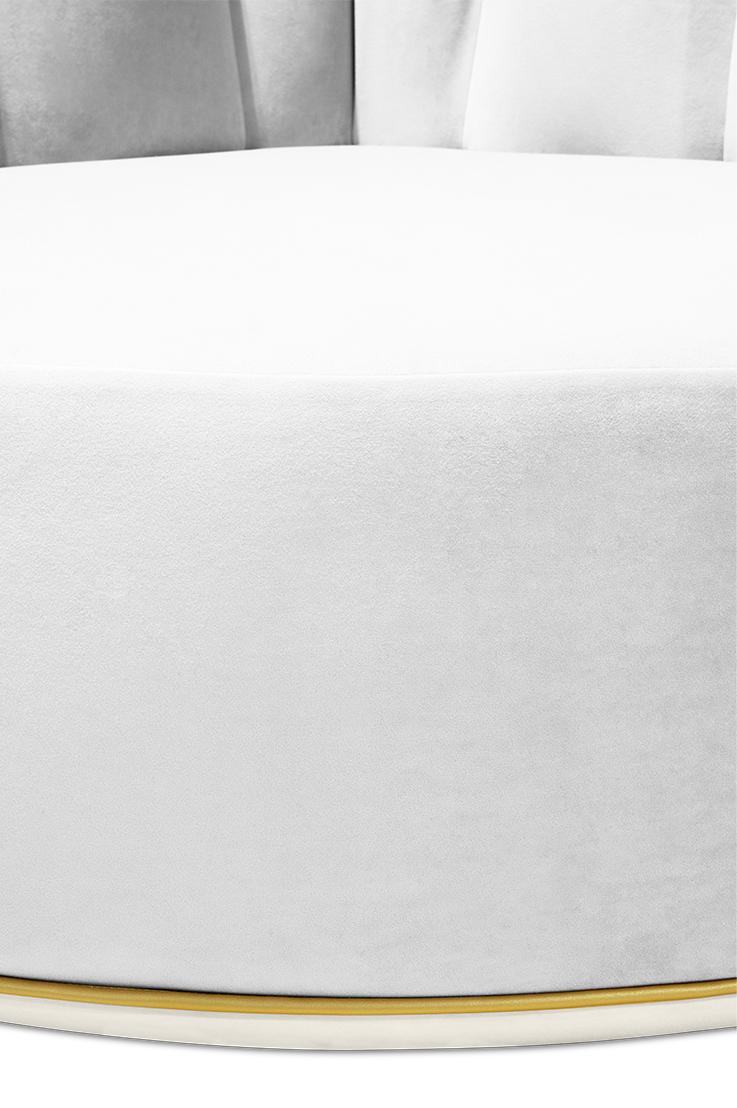 Fluffy Cloud White Sofa