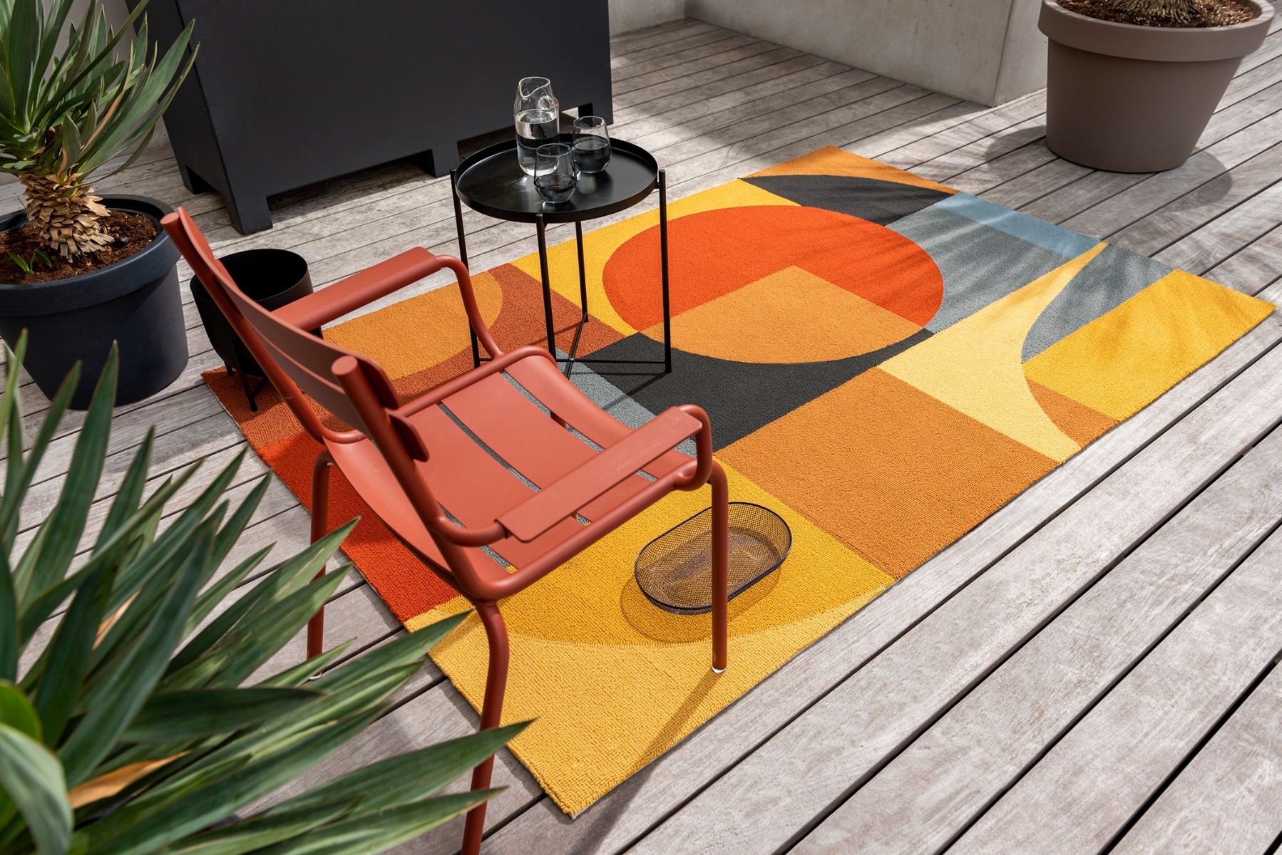 Geometric Outdoor Rug