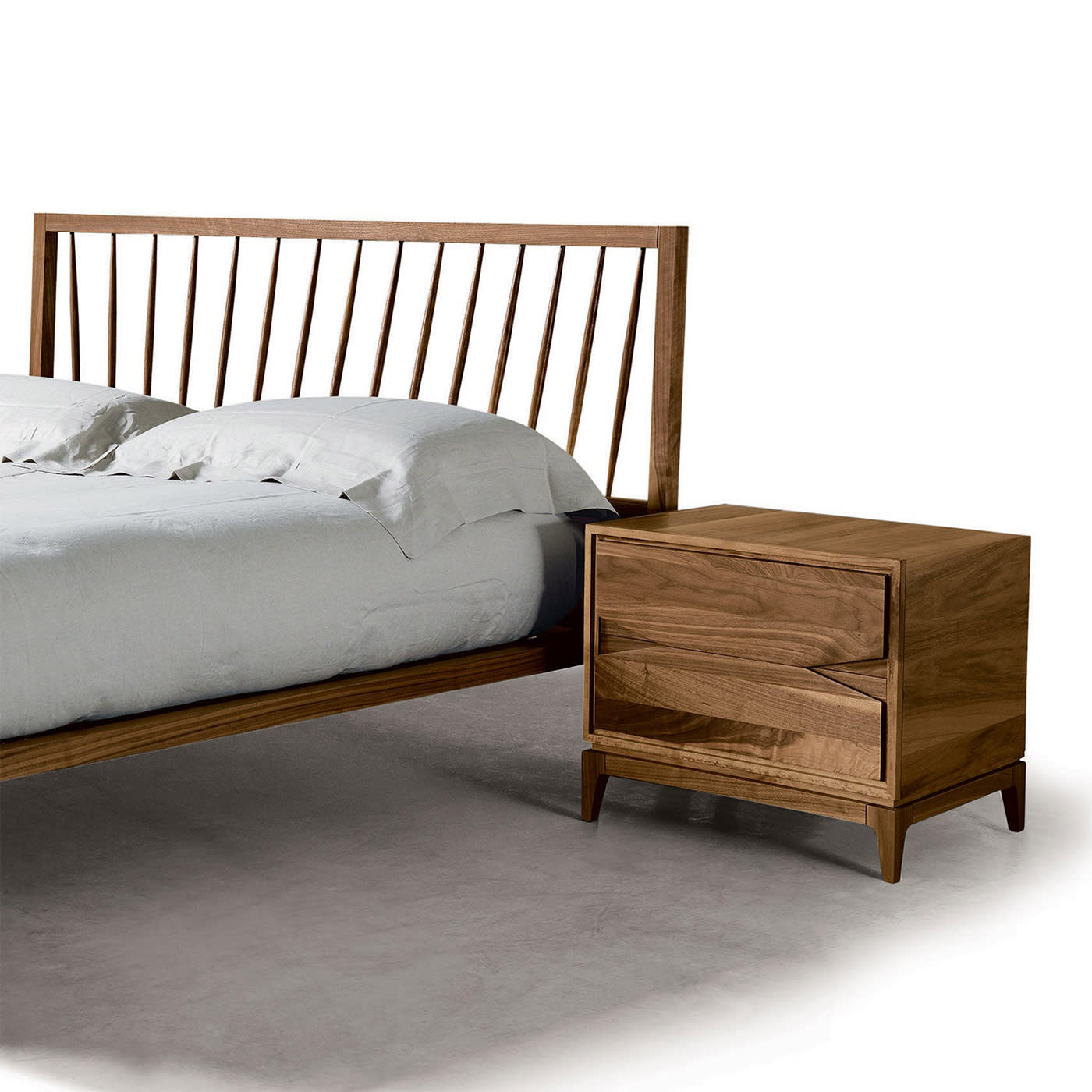 Base Brown Italian Crafted Nightstand