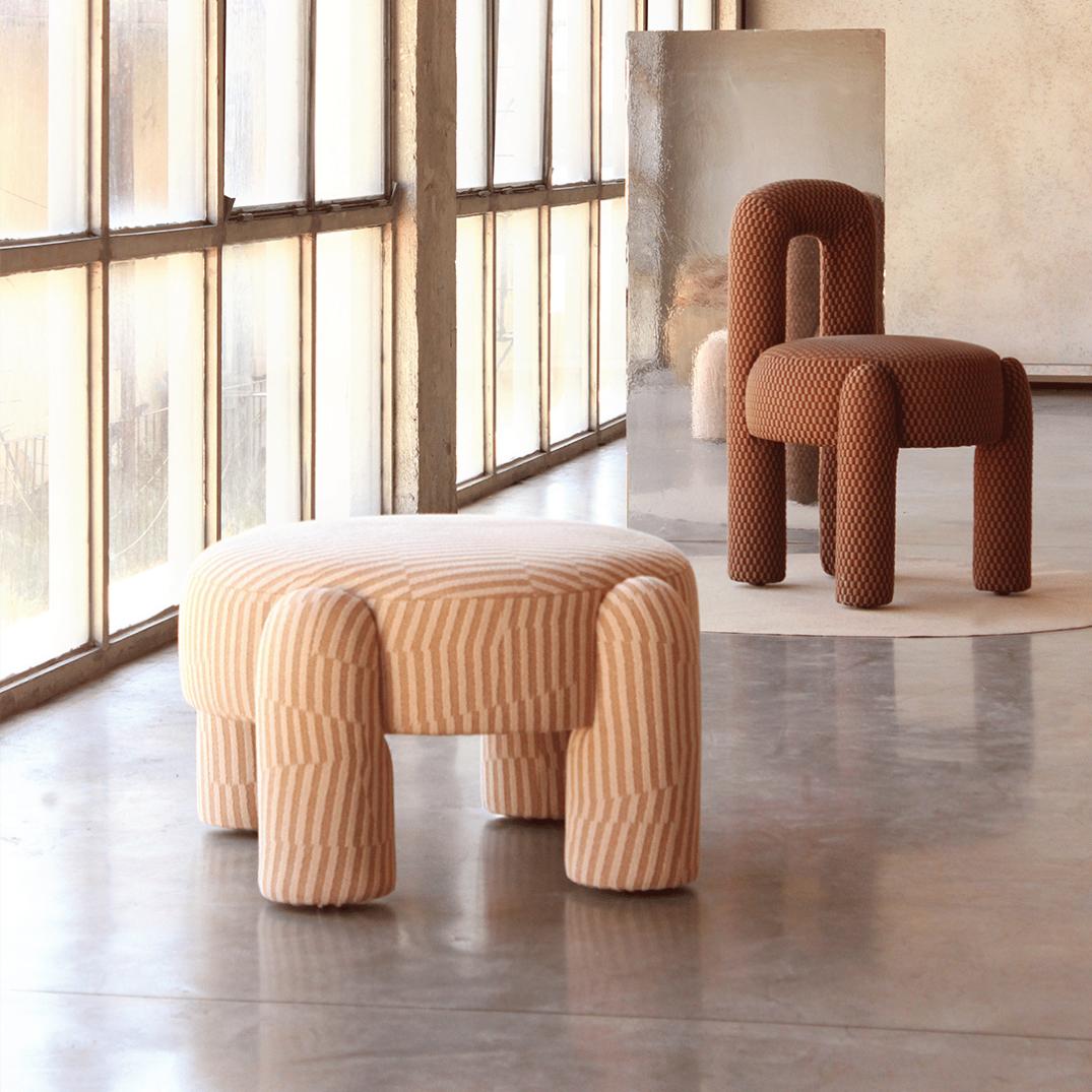 Marlon Round Pouf - 2