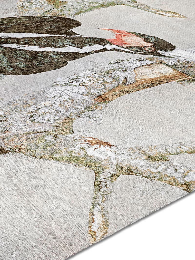 Two Birds Hand-Woven Exquisite Rug | Size: 250 x 300 cm
