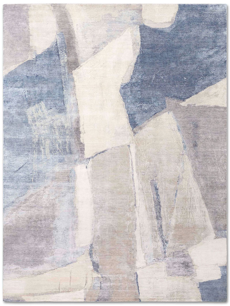 Original Hand-Knotted Silk / Wool Rug