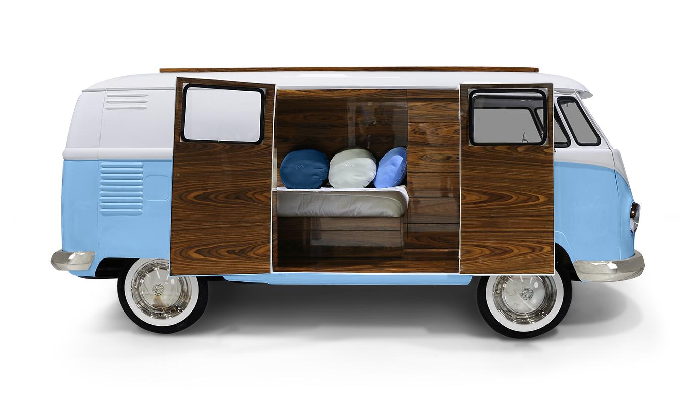 Caravan Blue Bedroom Set