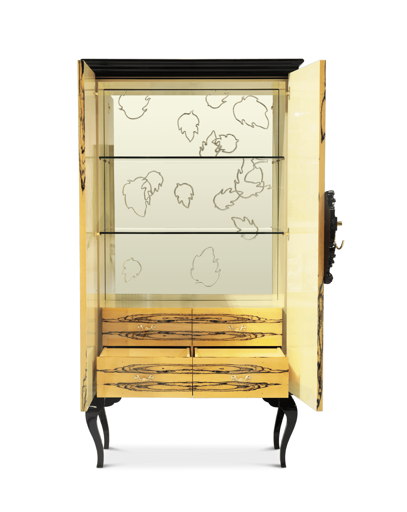 Louvre Ebony Royal Designer Cabinet
