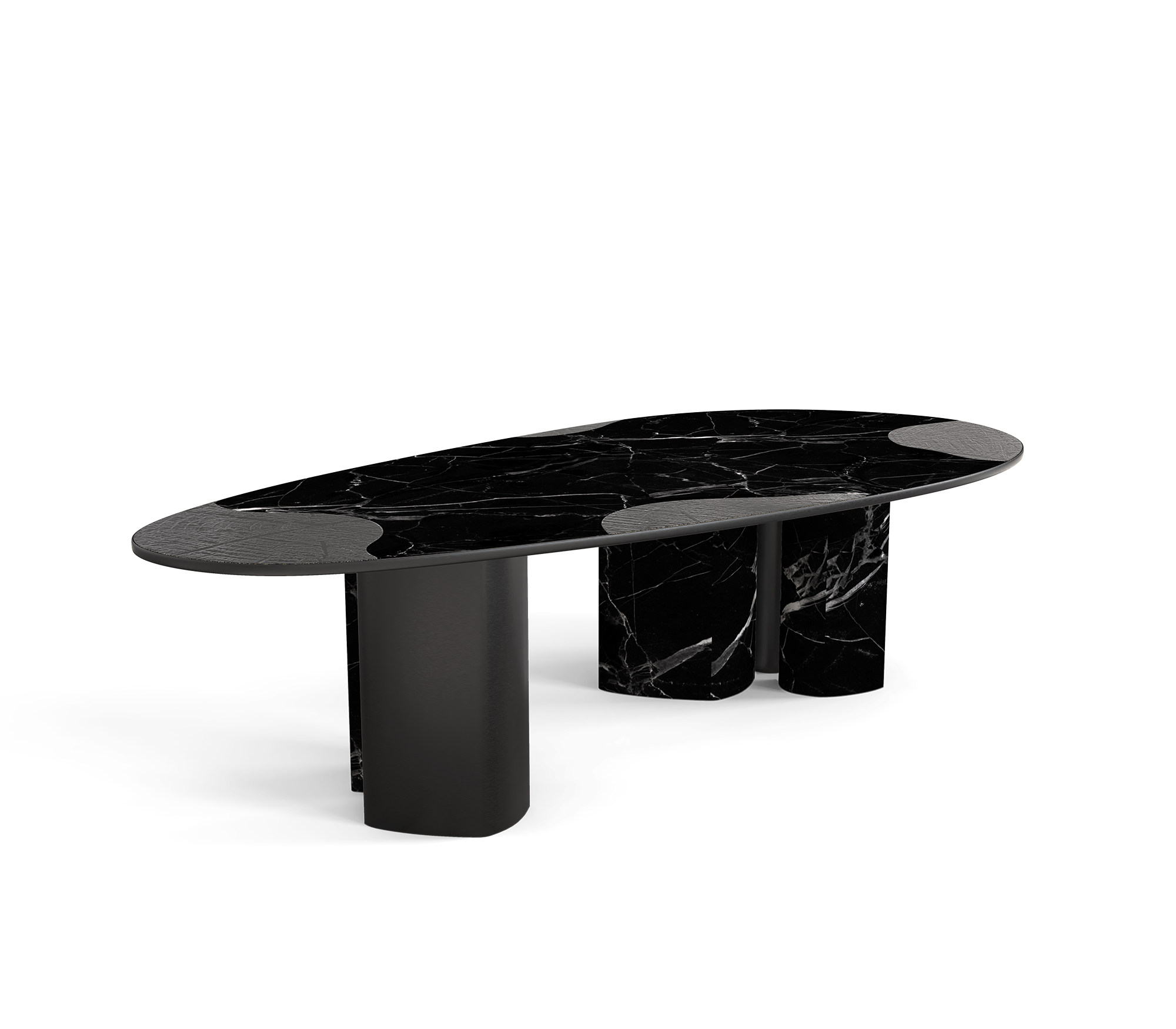 Marble & Onyx Luxe Dining Table