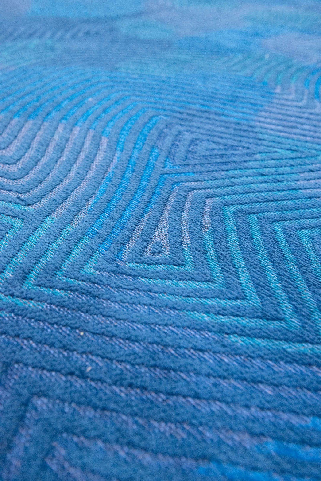 Blue Lagoon Circle Rug