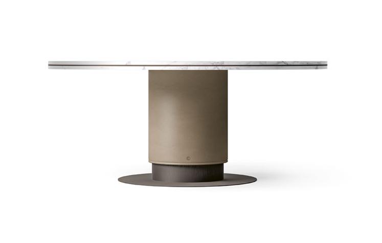 Elegant Marble Circular Dining Table | Dimensions: Ø 160 cm