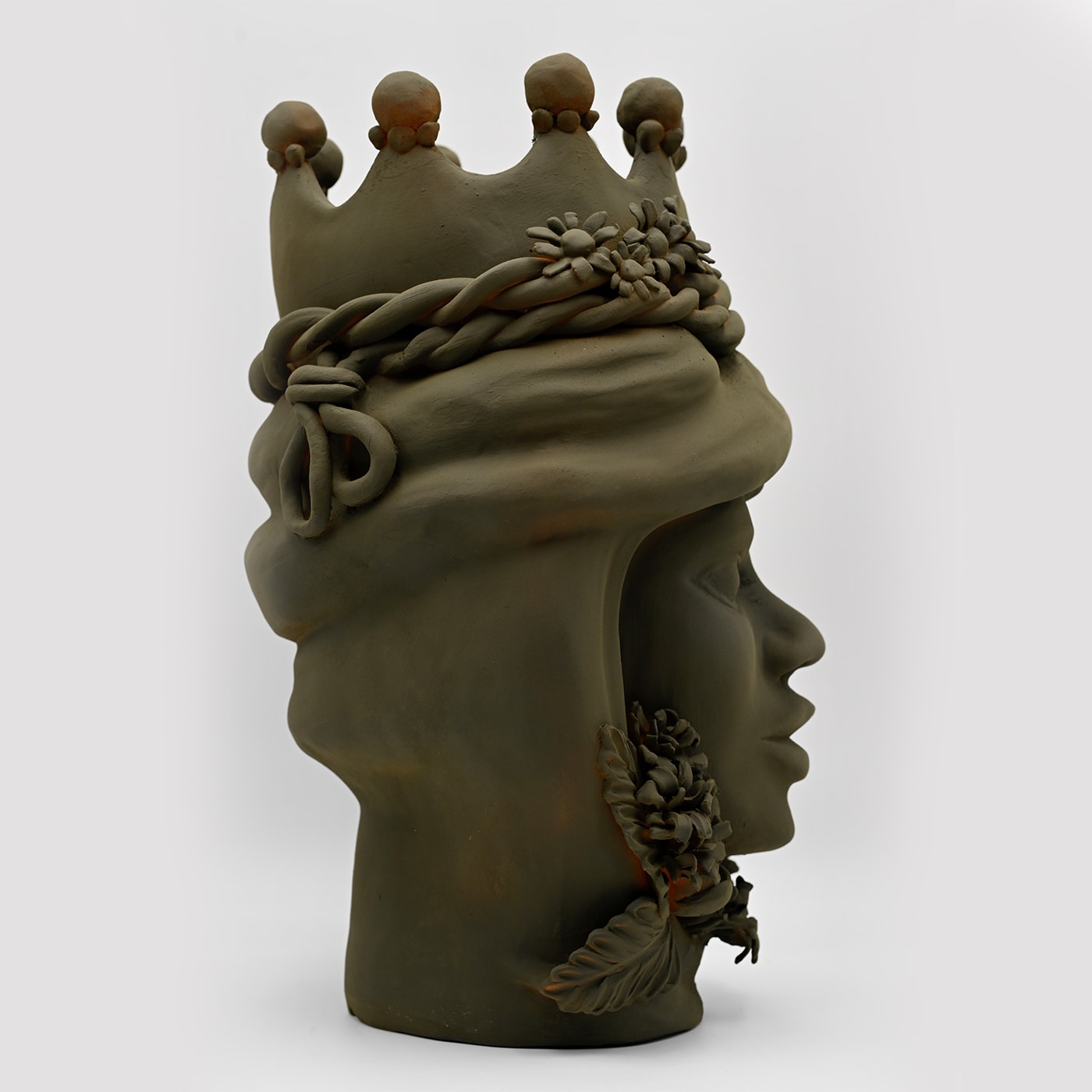 Artisan Crafted Moor's Head Sculpture