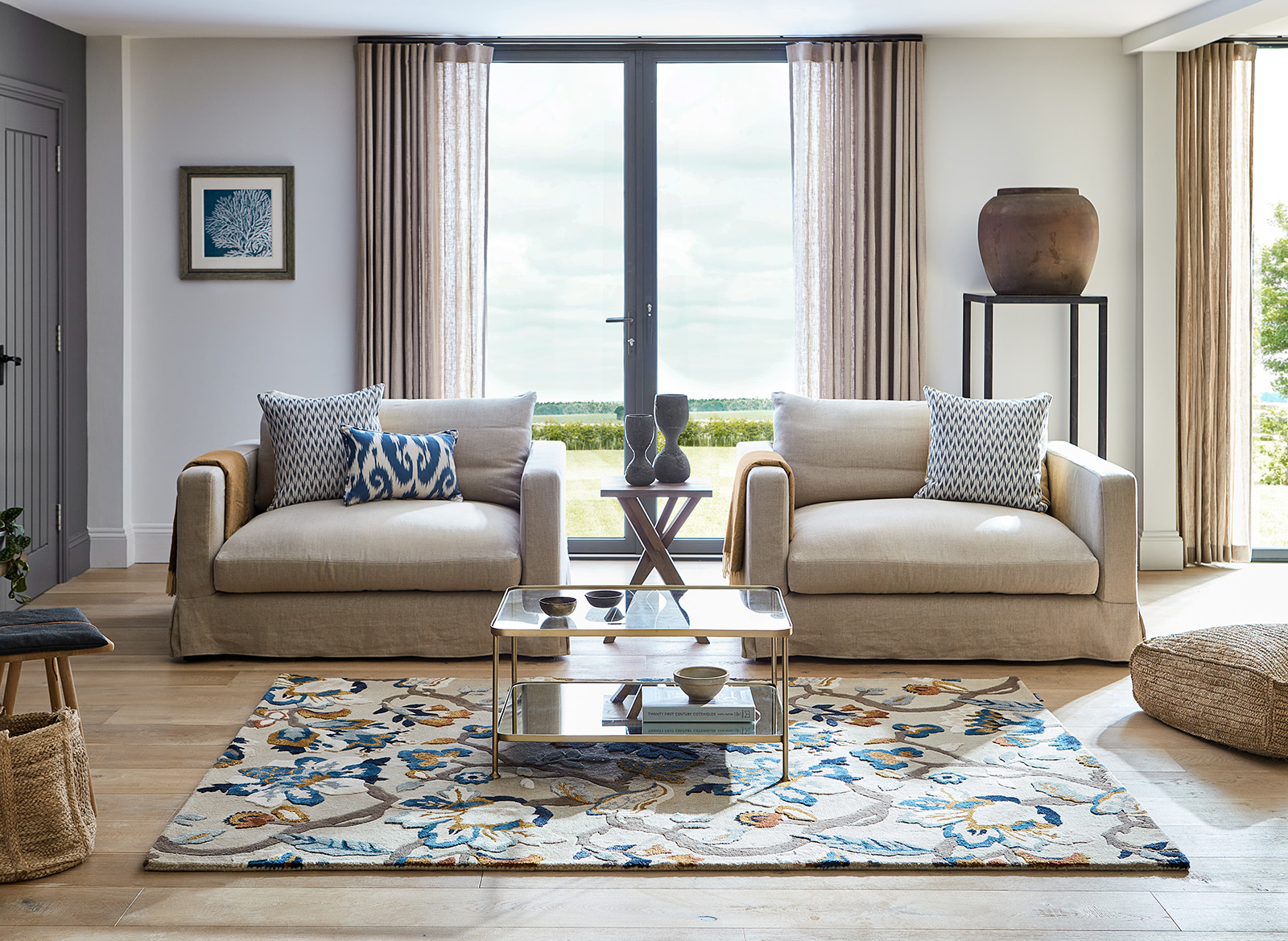 Amanpuri Stone Handwoven Rug | Size: 140 x 200 cm