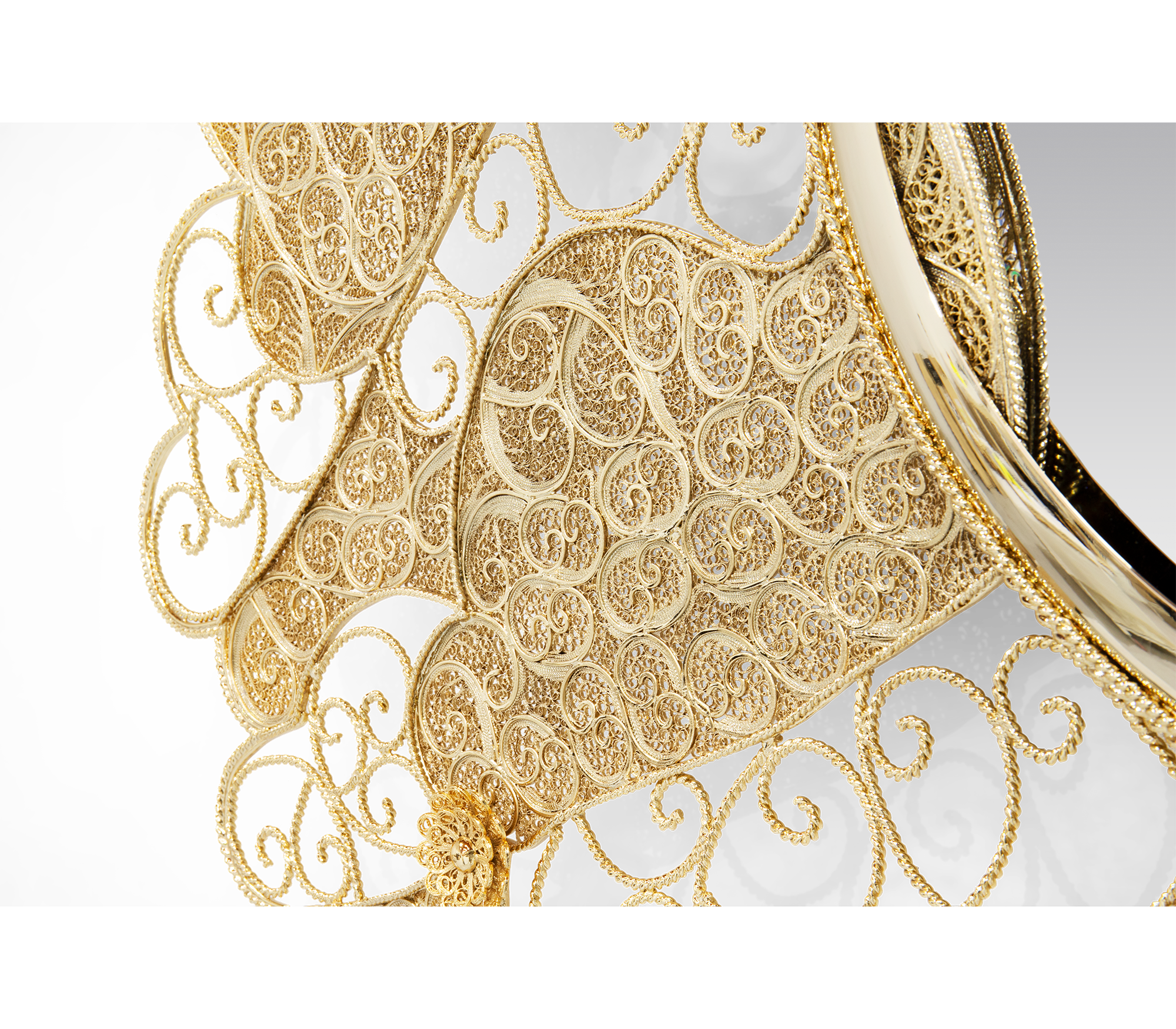 Ornate Filigree Designer Mirror