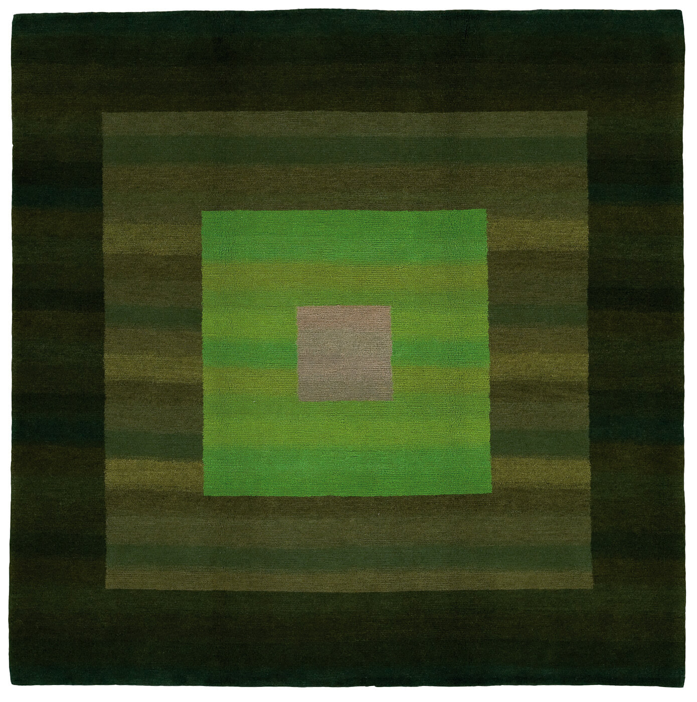 Hand-Woven Border Green Luxury Rug | Size: 300 x 400 cm