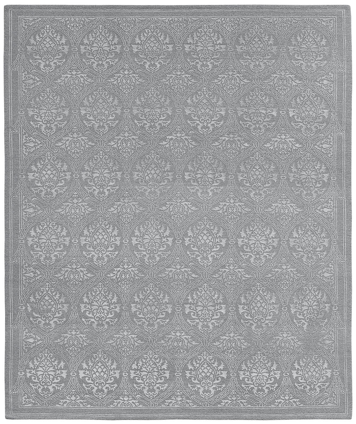 Sanssouci Grey Luxury Hand-woven Rug ☞ Size: 200 x 300 cm
