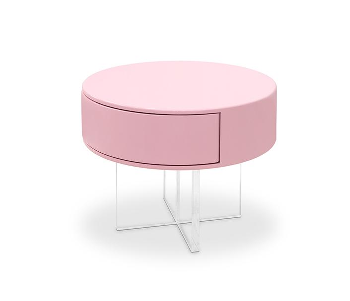 Nimbus Pink Nightstand
