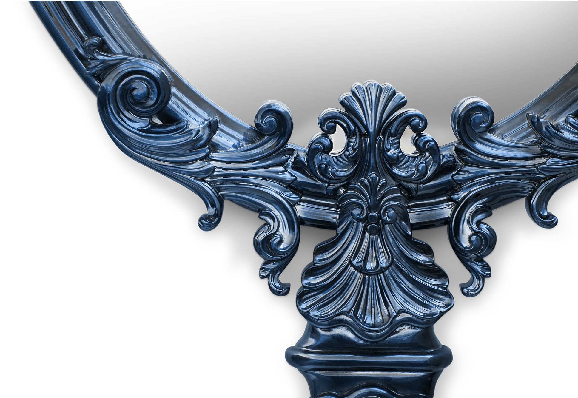 Antoinette Sapphire Reflective Mirror